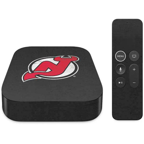 NHL New Jersey Devils Distressed Apple TV Skin